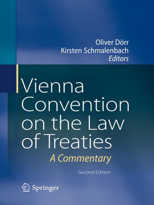 cover image of Vienna Convention on the Law of Treaties